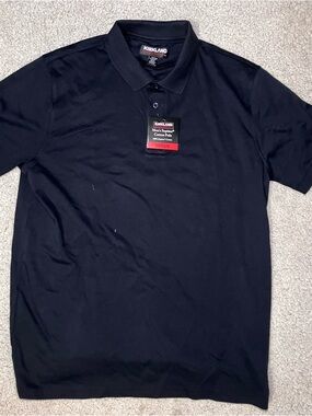 Kirkland Signature Men's Black Polo Shirt